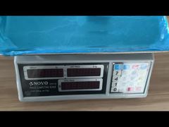 ميزان وزن رقمي 30x30 سم مع واجهة RS232 وبطارية 4 فولت